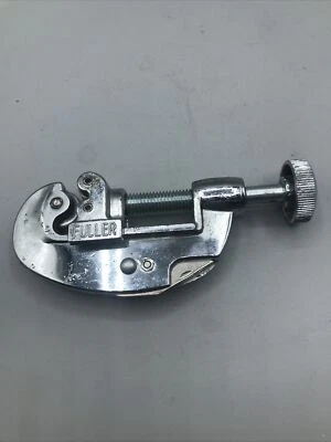 Vintage FULLER Pipe Tubing Cutter, 1/8" to 1" Capacity Chrome Plated - Image 1 of 2