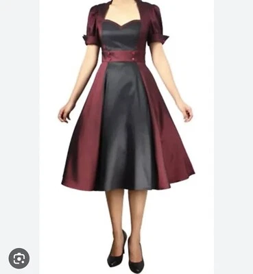 Retro Inspired Chic Star Mary Hilderbrandt Swing Dress - image 1 of 4