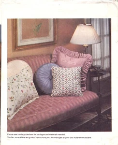 McCall's Crafts 2630 ~ Almohada esencial, instrucciones para hacer 10 almohadas - Imagen 1 de 4