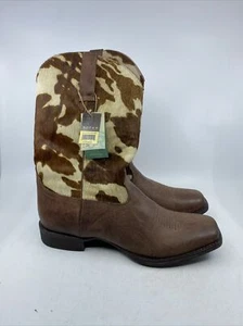 Roper Hair on Hide Rindsleder Cowboystiefel Damen Größe 11 - Bild 1 von 14