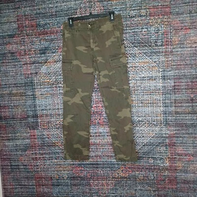 American Eagle mens slim straight camo cargo pants 28x28 - Image 1 of 4