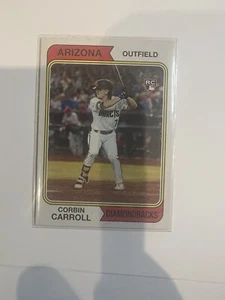 CORBIN CARROLL 2023 Topps Heritage #209 Rookie RC Diamondbacks Qty - Picture 1 of 2
