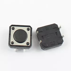 10Pcs Momentary Tactile Tact Push Button Switch 4 Pin DIP 12x12x4.3mm - Picture 1 of 6