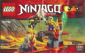 LEGO NINJAGO Lava Falls 70753 (GD) (Instruction Manual Only)