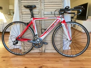 Ridley Dean RS Triathlon Tri TT Racing Bike Carbon Fiber small  shimano ultegra - Picture 1 of 24