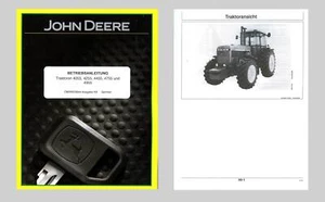 JOHN DEERE Traktor 4055 4255 4455 4755 4955 Betriebsanleitung Original 1989 - Picture 1 of 1