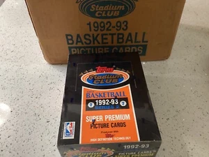 1992-93 Topps Stadium Club NBA Series 2 Factory Sealed Hobby Box SHAQ ROOKIE - Picture 1 of 9