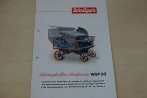 200845) Welger - Strohpresse WSP 50 - Prospekt 06/1950 - Bild 1 von 1