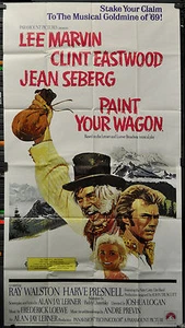 PAINT YOUR WAGON 1969 ORIG 41X81 INT'L MOVIE POSTER LEE MARVIN CLINT EASTWOOD - Picture 1 of 1
