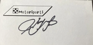 HARRY GANT Personally Autographed Signed NASCAR Card RACING FreeShip - Picture 1 of 2