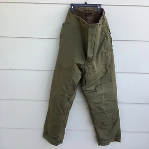 US Army Air Force A-10 Winter Flying Pants Trousers Ben Greenholtz Size 38 WWII? - Picture 1 of 8