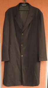 Baldessarini Mens Brown Wool Coat Shoreham Overcoat Herrigbone (US48, EU58) - Picture 1 of 13