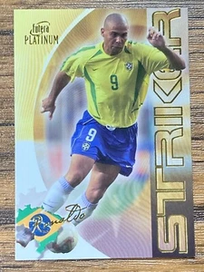 Free Shipping! Futera Platinum 2003 #17 Ronaldo Brazil Striker - Picture 1 of 10