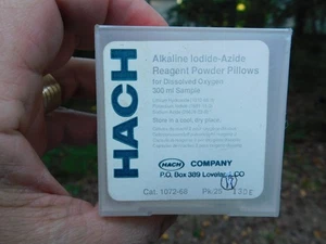 25 Hach Alkaline Iodide-Azide Powder Pillows Lab Equipment b - Picture 1 of 3
