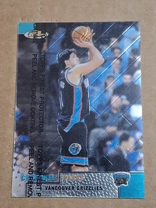 Tarjeta 1999-00 Cherokee Parks Topps Finest NBA #27 Memphis Grizzlies Duke Mavs - Imagen 1 de 2