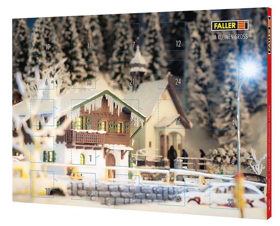 Faller H0 190030 - Adventskalender mit Figuren - Edition 2025 - Bild 1 von 1