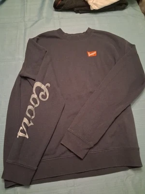 Coors Banquet Medium Navy Blue Pull Over Sweatshirt Brixton - Image 1 of 4