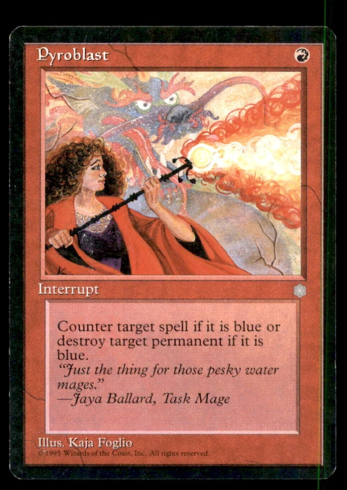 MTG Pyroblast LP Light Play Ice Age [5019] - Image 1 of 1