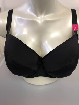 Bra Curvy Kate Black  32J Underwired Padded  BNWT — 第 1/4 张图片