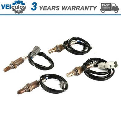 4 sensores de oxígeno O2 aguas arriba y aguas abajo para Toyota Sienna 2004 2005 2006 3,3 L Foto 1 de 4