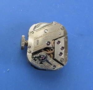 VINTAGE LADIES GIRARD PERREGAUX 1316 WRISTWATCH MOVEMENT RUNNING - Picture 1 of 2