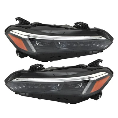 Labwork Right+Left Headlights For Honda Civic Sport/Touring 2022 2023 LED Black - Image 1 of 4