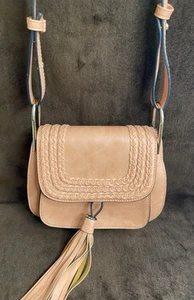 Bandolera Cartera Colección Calin Vegana Borla Naranja Bolso Correa Ajustable - Imagen 1 de 13