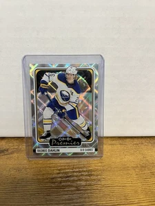 2024-25 O-Pee-Chee #P-34 Rasmus Dahlin Premier Diamond Rainbow #/75 SN Sabres - Picture 1 of 2