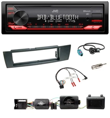 JVC Bluetooth USB DAB Lenkrad Autoradio für BMW 1er 2004-2013 E87 - Bild 1 von 4