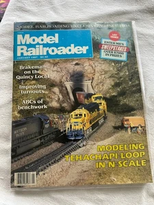 Model Railroader Magazine January 1987 Issue Modeling Tehachapi Loop - Picture 1 of 2
