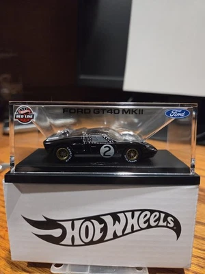 2025 HOT WHEELS RLC EXCLUSIVE FORD GT40 MKII TRUE BLACK SPECTRAFLAME   - Image 1 of 4