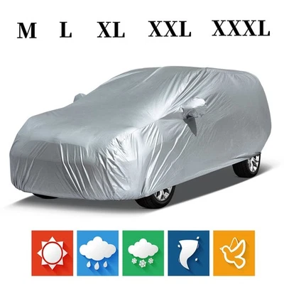 Telo Copri Auto Impermeabile Intero Garage Intero Garage UV Custodia Protettiva - Immagine 1 di 4