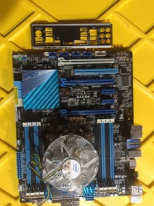 Asus P9X79 LGA2011 + Intel i7-3820 + I/O SHIELD + CPU Cooler And Fan - Picture 1 of 4