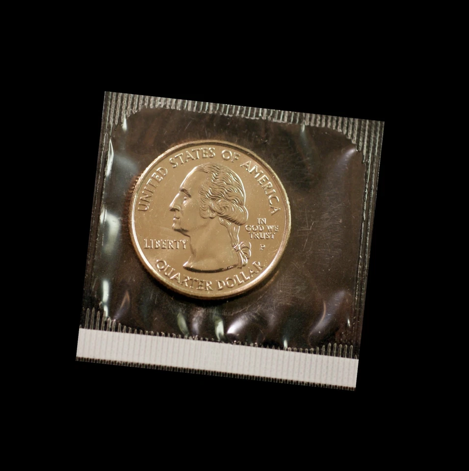 2001 P New York State BU Washington Statehood Quarter in Original Mint Cello - Image 1 of 1