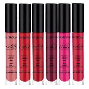 NUEVO | DEBORAH MILANO Estera de Terciopelo Fluido Lápiz labial Líquido 12 ml - ELIGE COLOR - Imagen 1 de 7