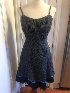 New Maurices Junior's Dress Size 11/12  White/Black Polka Dot  - Picture 1 of 8