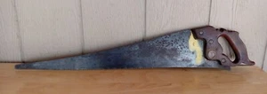 VINTAGE E. C. ATKINS & CO. HAND SAW  26" - Picture 1 of 7