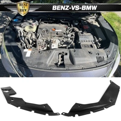 Fits 16-20 Honda Civic 10TH GEN Engine Bay Long Version Side Panel Covers — 第 1/4 张图片