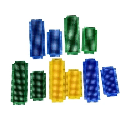 Bristle Blocks Lot Of 10 Replacement Parts Sensory Building Construction Toys A - Image 1 of 4