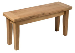Oak Dining Bench | Solid Wood Seat for Dining / Kitchen Table