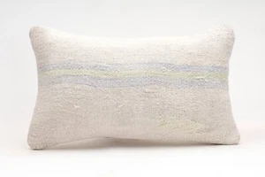 Hemp Pillow Cover, 12x20 in, Decorative Pillow, Ethnic Boho Pillow, Throw Pillow - Picture 1 of 4