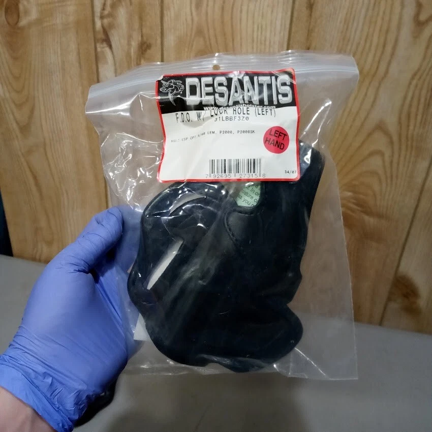DeSantis 31LBBF3Z0 31L F.D.O. with Lock Hole Belt Holster Left Hand - Image 1 of 4