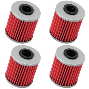 4-Pack Oil Filter Filters fits Suzuki RMZ250 RMZ450 RMX450Z RMZ 250 450 RMX 450Z - Bild 1 von 8