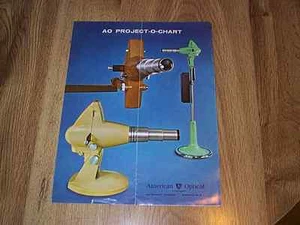 AO Project O Chart Catalog -  American Optical Company  ILLUS c1960 - Picture 1 of 2