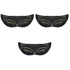  3 PCS Sleep Eye Patch Eyepads Lightweight Mask Blindfold Fox
