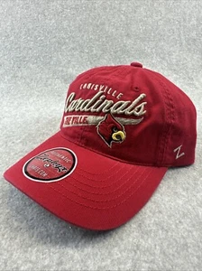 Louisville Cardinals The Ville Zephyr Red Masters Slouch Adj Dad Hat Cap - Picture 1 of 7