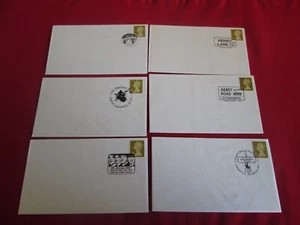 SPECIAL HANDSTAMPED POSTMARK COMMEMORATIVE ENVELOPES - 6X THE BEATLES INTEREST - Picture 1 of 7