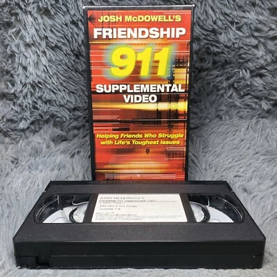 Friendship 911 Supplemental Video VHS Tape 2000 Sessions 1-8 Josh Mcdowell Promo - Image 1 of 4