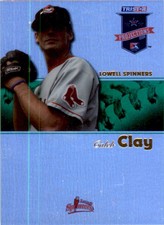 2008 TRISTAR PROjections Reflectives Green #171 Caleb Clay /50