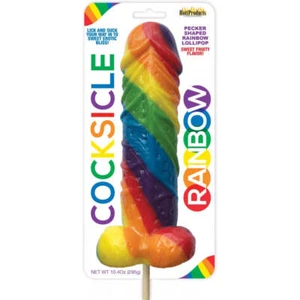 Rainbow Cocksicle Lollipop - Picture 1 of 3
